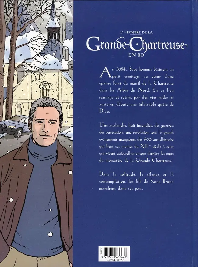 Verso de l'album L'Histoire de la Grande Chartreuse