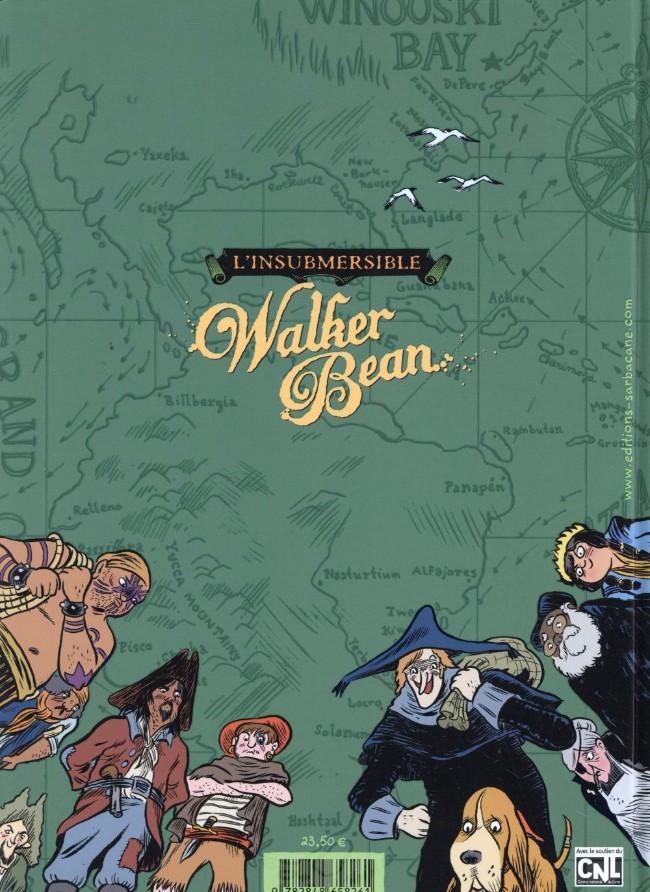 Verso de l'album L'Insubmersible Walker Bean Tome 1