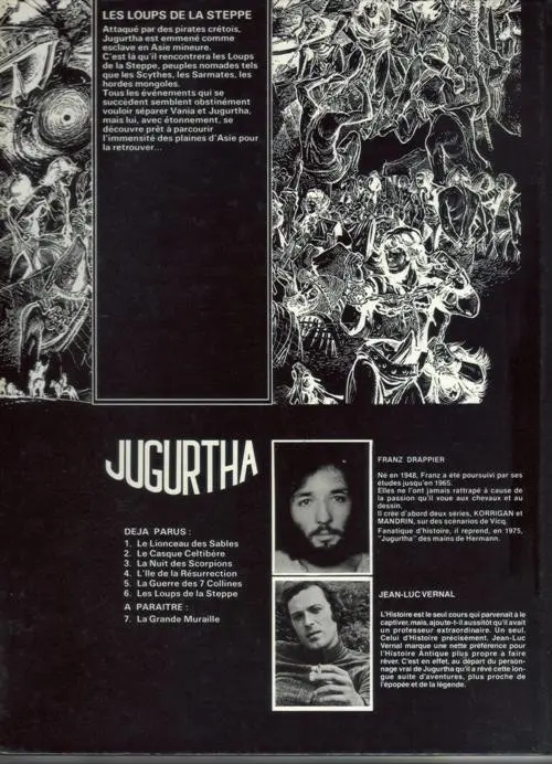 Verso de l'album Jugurtha Tome 6 Les loups de la steppe