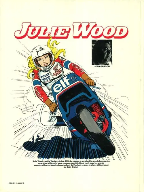Verso de l'album Julie Wood Tome 6 Un ours, un singe...et un side-car