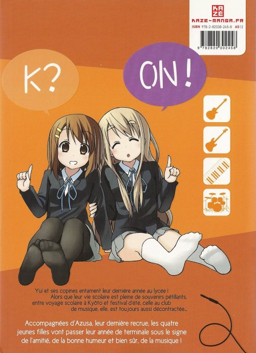 Verso de l'album K-ON ! 3