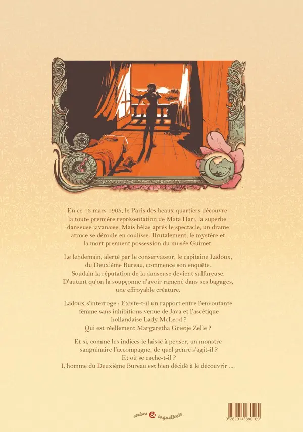 Verso de l'album Lady McLeod Tome 1 L'inconnue de Java