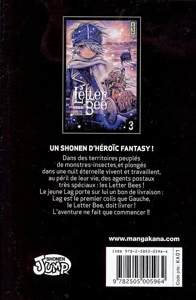 Verso de l'album Letter Bee 4