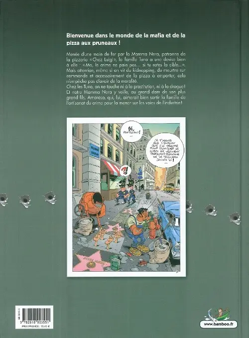 Verso de l'album Mafia Tuno Tome 1 Repose en pègre !