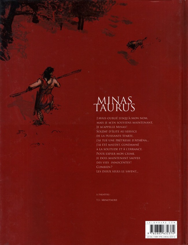 Verso de l'album Minas Taurus Tome 2 Les Dieux seuls le savent