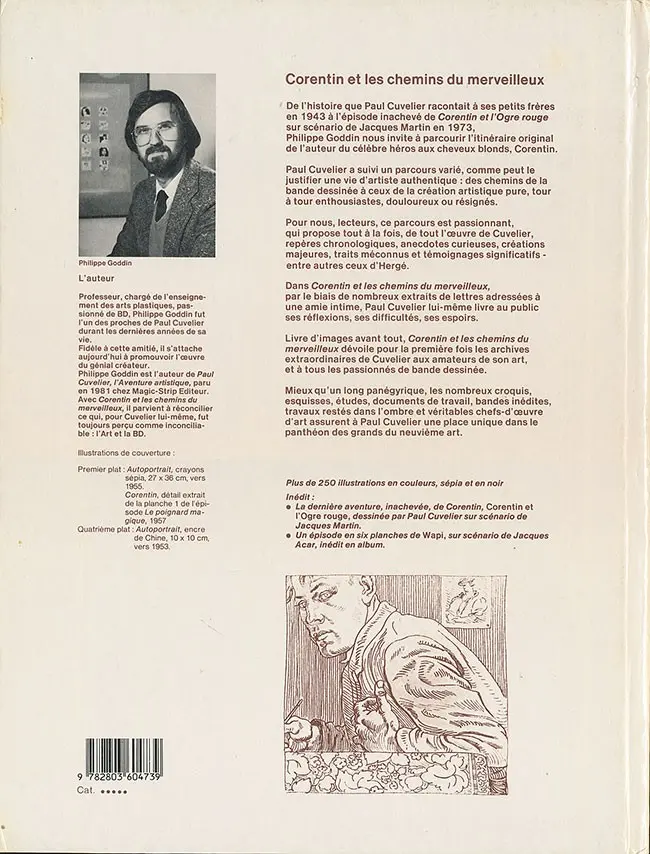 Verso de l'album Corentin et les chemins du merveilleux