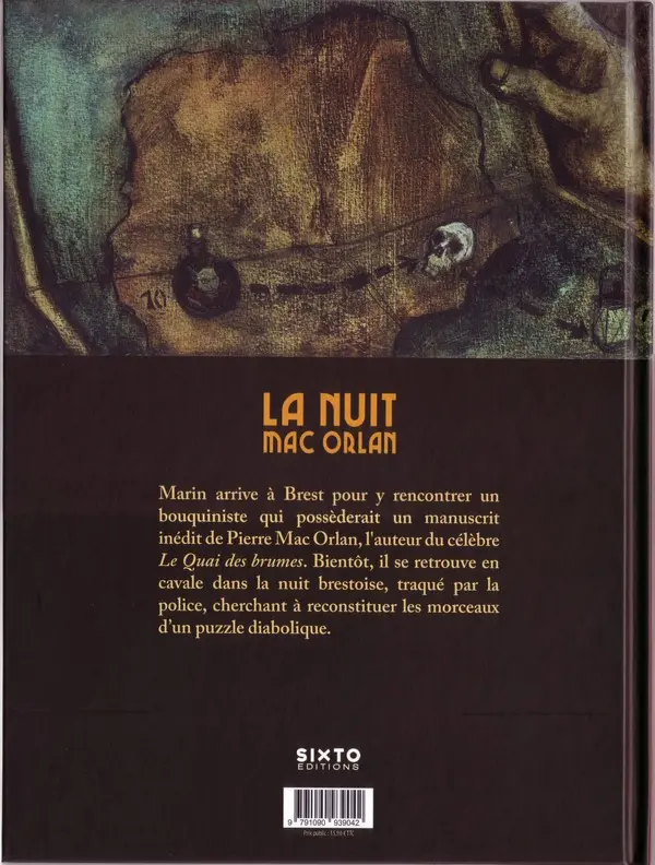 Verso de l'album La Nuit Mac Orlan