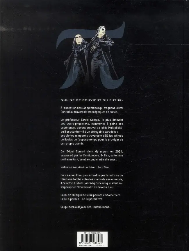 Verso de l'album Paradoxes Tome 1 L'homme infini