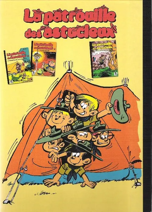 Verso de l'album La Patrouille des astucieux Tome 3 Le prisonnier du marais