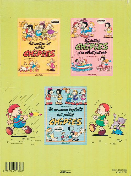 Verso de l'album Les Petites chipies Tome 1 Les aventures des petites chipies