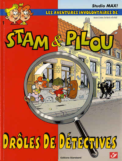 Couverture de l'album Les aventures involontaires de Stam et Pilou Tome 1 Drôles de détectives