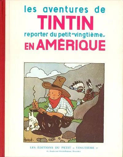 Couverture de l'album Tintin Tome 3 Tintin en Amérique