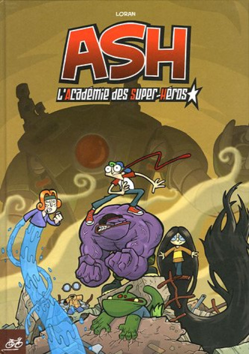 Couverture de l'album ASH - L'Académie des Super-Héros Tome 1 L'Académie de Super-Héros