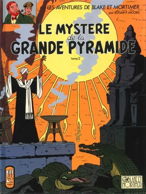 Couverture de l'album Blake et Mortimer Tome 5 Le Mystère de la Grande Pyramide - Tome 2