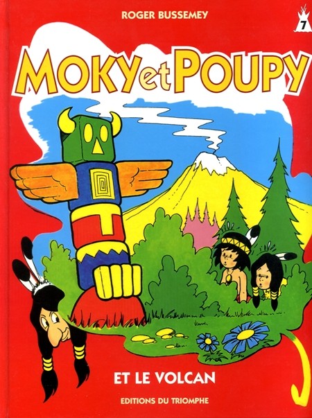 Couverture de l'album Moky et Poupy Tome 7 Moky et Poupy et le volcan
