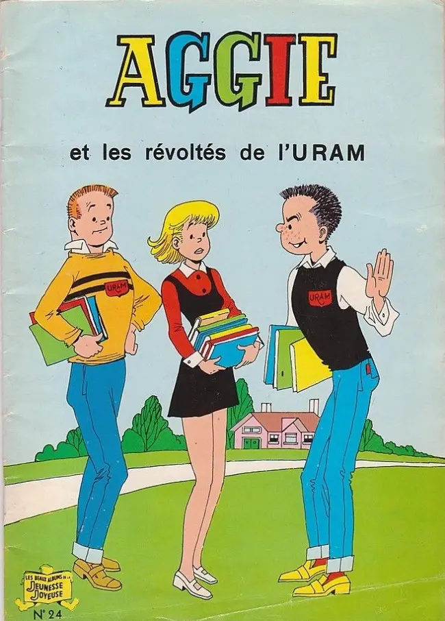 Couverture de l'album Aggie N° 24 Aggie et les révoltés de l'URAM