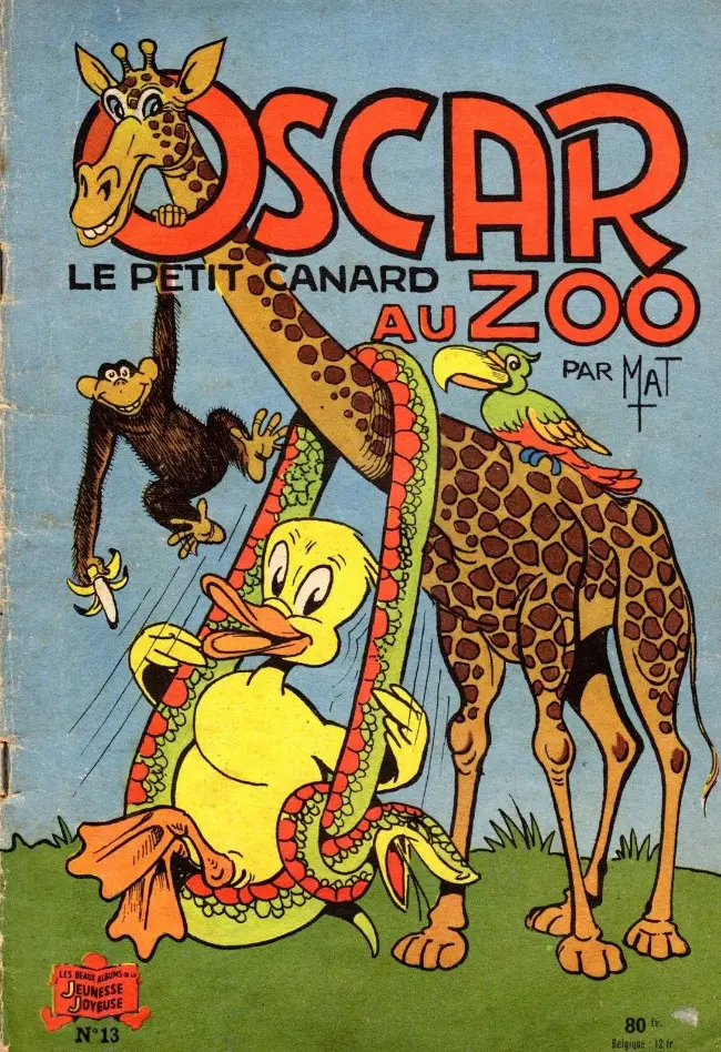 Couverture de l'album Oscar le petit canard Tome 13 Oscar le petit canard au zoo