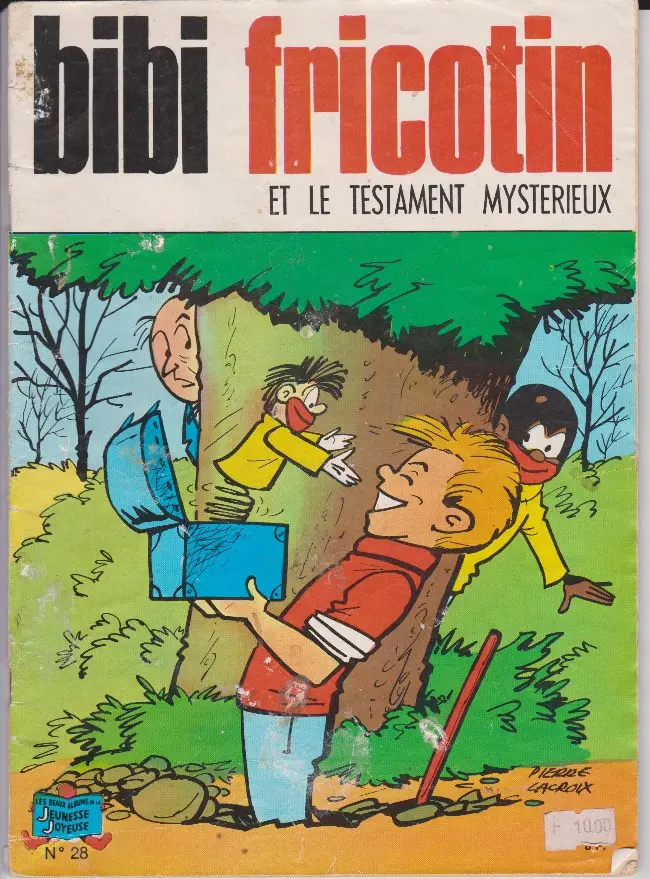 Couverture de l'album Bibi Fricotin Tome 28 et le testament mysterieux