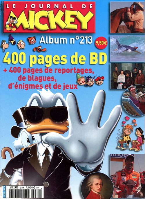 Couverture de l'album Le Journal de Mickey Album N° 213