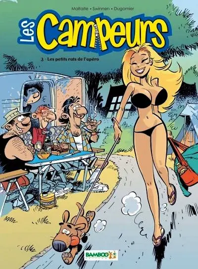 Couverture de l'album Les Campeurs Tome 3 Les petits rats de l'apéro