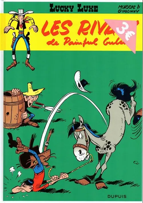 Couverture de l'album Lucky Luke Tome 19 Les Rivaux de Painful Gulch