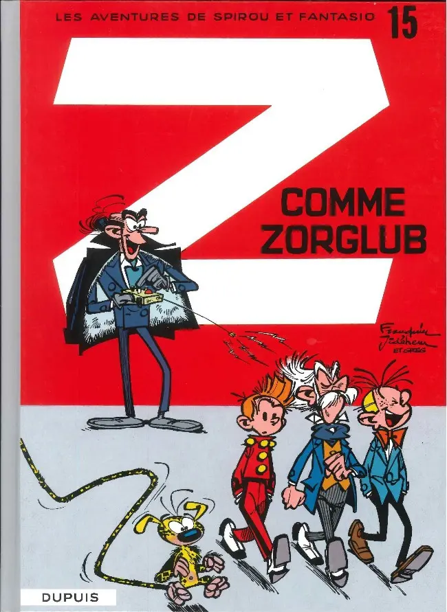 Couverture de l'album Spirou et Fantasio Tome 15 Z comme Zorglub
