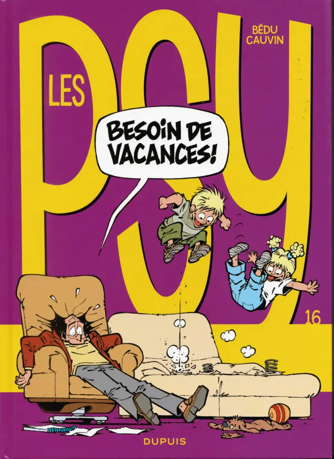 Couverture de l'album Les Psy Tome 16 Besoin de vacances !