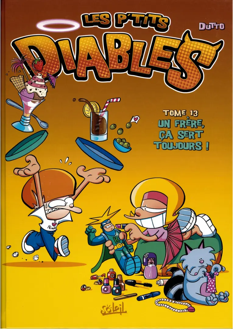 Couverture de l'album Les P'tits diables Tome 13 Un frère, ça sert toujours !