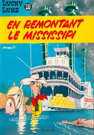 Couverture de l'album Lucky Luke Tome 16 En remontant le Mississipi