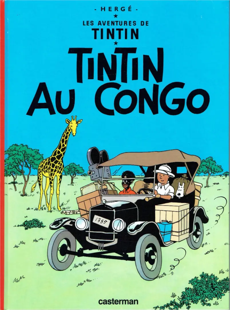 Couverture de l'album Tintin Tome 2 Tintin au Congo