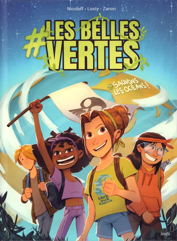 Couverture de l'album #Les Belles Vertes 1 Sauvons les océans !