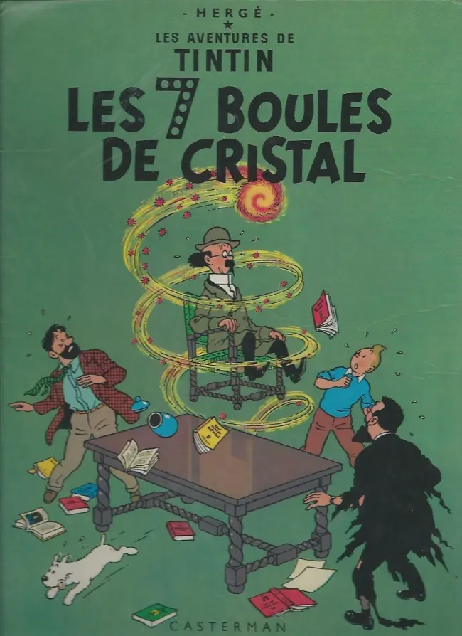 Couverture de l'album Tintin Tome 13 Les 7 boules de cristal