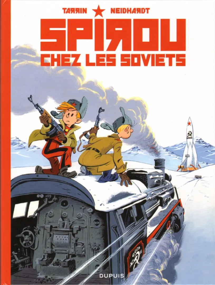 Couverture de l'album Spirou et Fantasio - Une aventure de... / Le Spirou de... Tome 16 Spirou chez les soviets