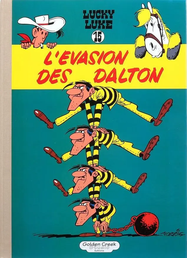 Couverture de l'album Lucky Luke Tome 15 L'évasion des Dalton