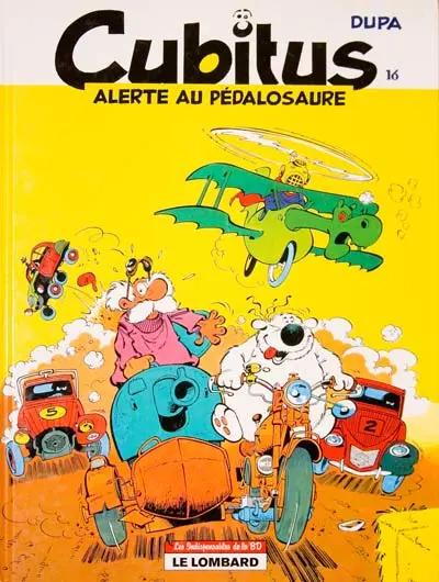 Couverture de l'album Cubitus Tome 16 Alerte au pédalosaure