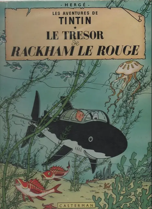 Couverture de l'album Tintin Tome 12 Le Trésor de Rackham le Rouge