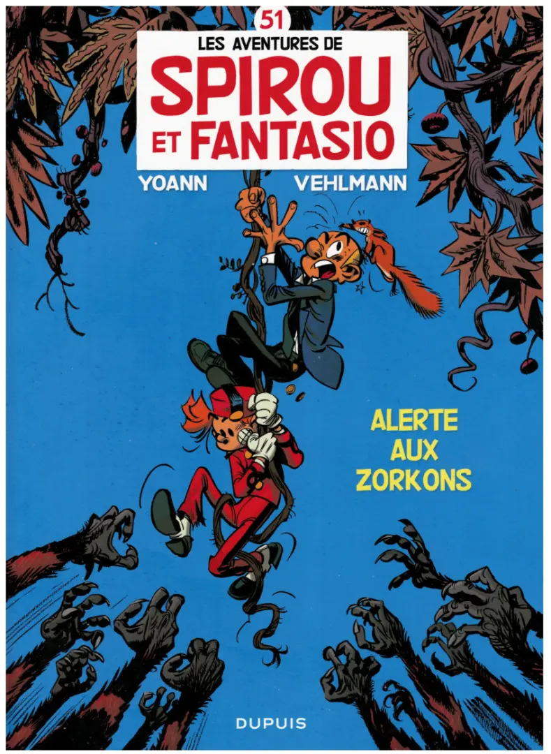 Couverture de l'album Spirou et Fantasio Tome 51 Alerte aux Zorkons