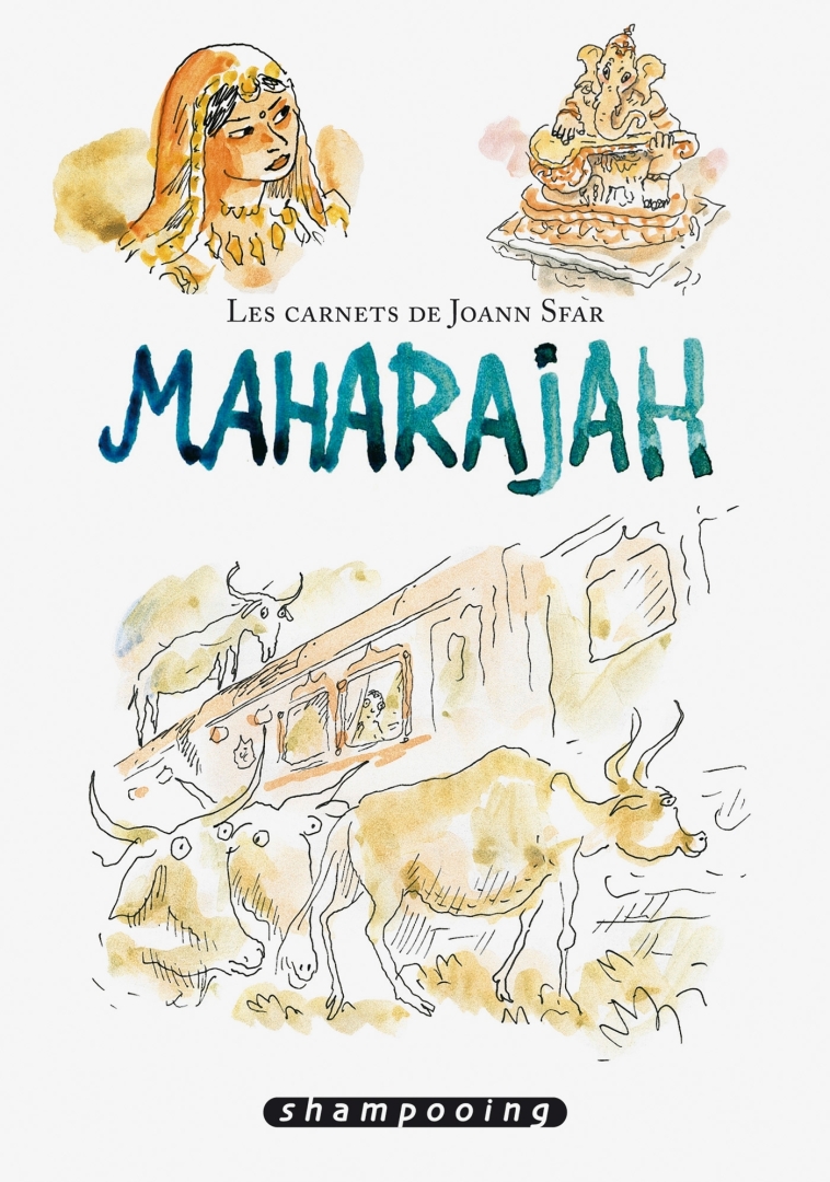 Couverture de l'album Les carnets de Joann Sfar Tome 8 Maharajah