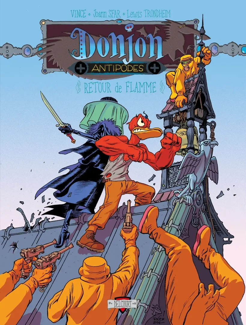 Couverture de l'album Donjon Antipodes Tome 10003 Retour de flammes