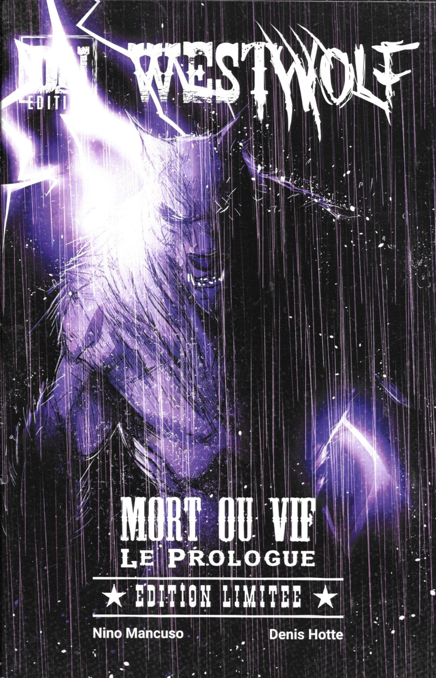 Couverture de l'album Westwolf Mort ou vif le prologue