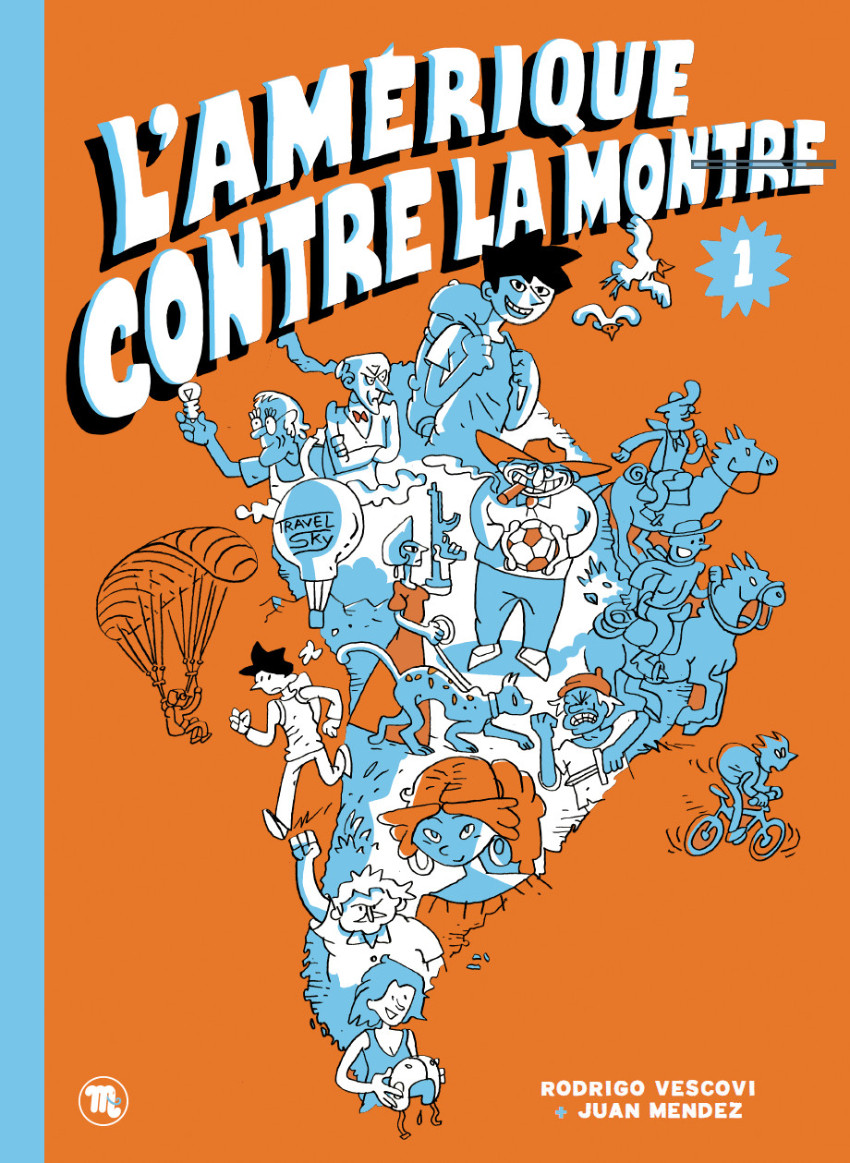 Couverture de l'album L'Amérique contre la montre 1