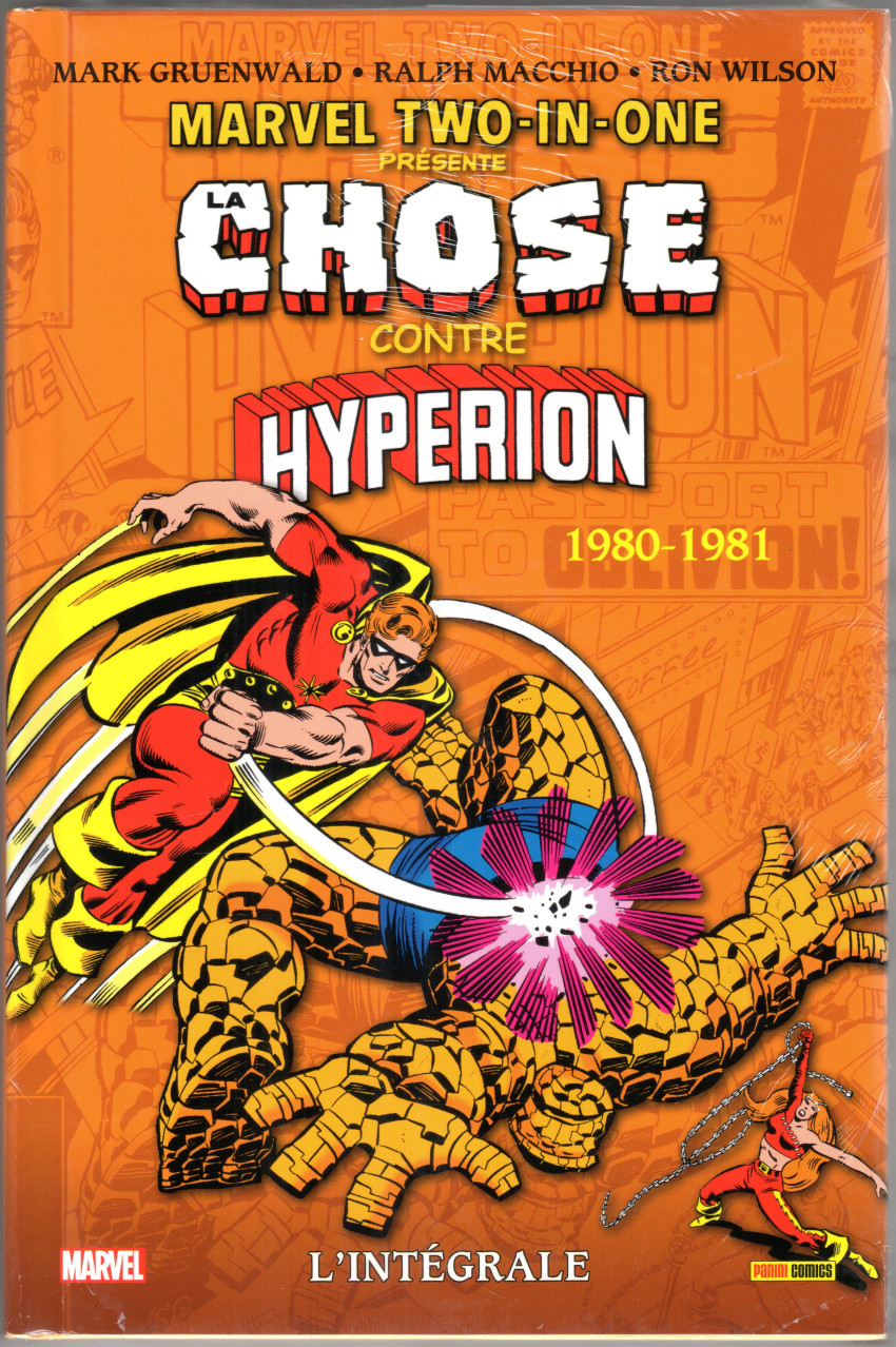 Couverture de l'album Marvel Two-in-One - L'intégrale Tome 6 La Chose contre Hyperion - 1980-1981