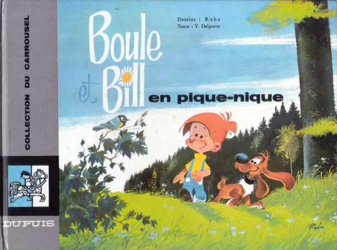 Couverture de l'album Boule et Bill Tome 1 Boule et Bill en pique-nique