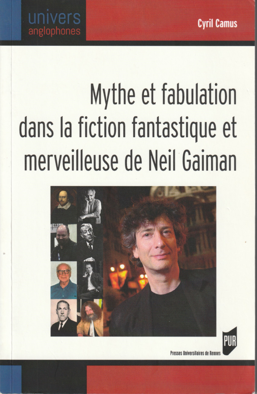 Couverture de l'album Mythe et fabulation dans la fiction fantastique et merveilleuse de Neil Gaiman