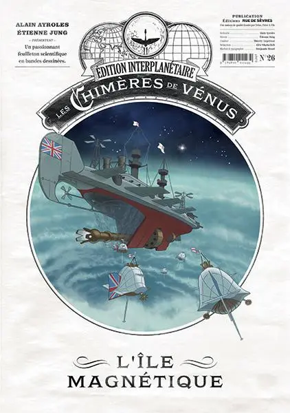 Couverture de l'album Le Château des étoiles Les Chimères de Vénus - Gazette N° 26 L'Ile Magnétique