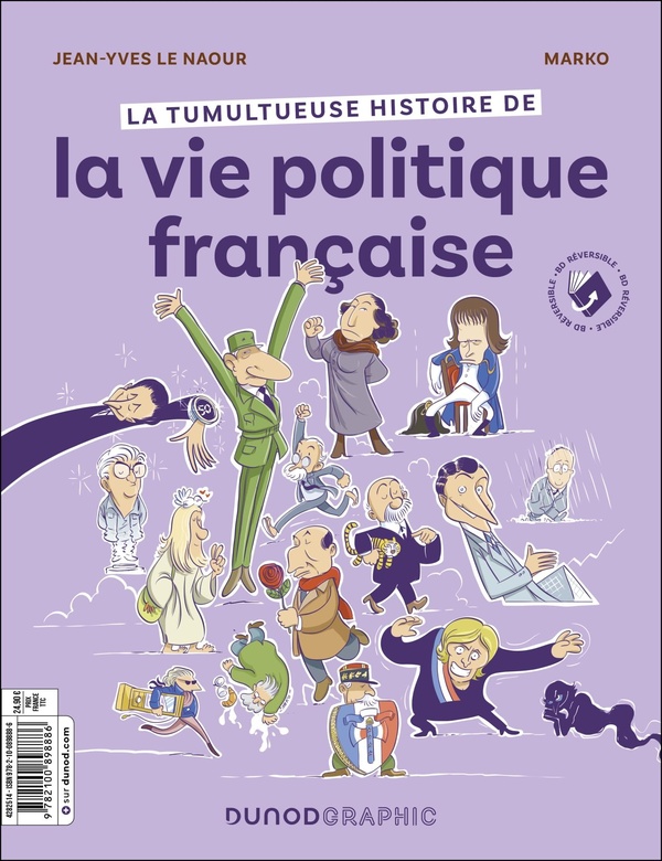 Couverture de l'album La tumultueuse Histoire de la vie politique française