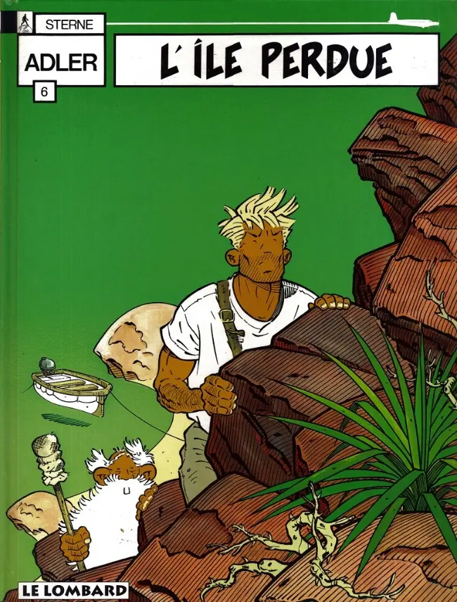 Couverture de l'album Adler Tome 6 L'île perdue