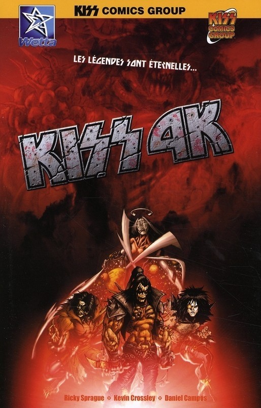 Couverture de l'album Kiss 4K Les légendes sont éternelles