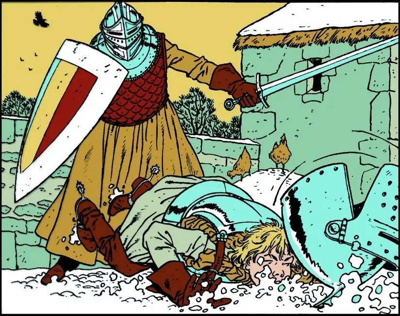 Planche de l'album Les 7 Vies de l'Épervier Tome 2 Le temps des chiens