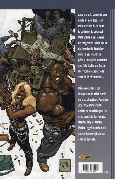 Verso de l'album Punisher Tome 10 Punisher présente Barracuda